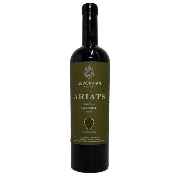 Gevorkian Winery Ariats 2022 Haghtanak Carbonic Karasi Natural Wine Ararat Valley Armenia