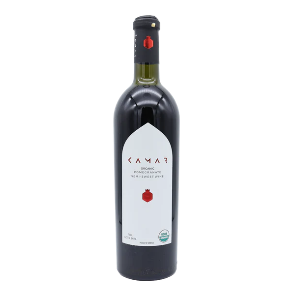 Kamar Organic Pomegranate Semi Sweet Wine Armenia