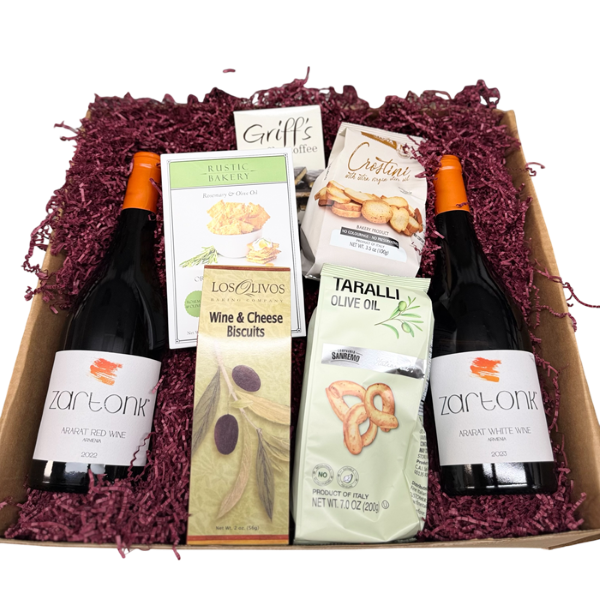 Zartonk Holiday Gift Set – Red & White Wines | $59.99 + Goodies